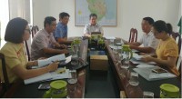 Ảnh: Họp Hội đồng tư vấn thẩm định Dự toán chi tiết chi nguồn kinh phí sự nghiệp bảo vệ môi trường