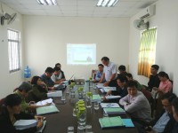Ảnh: Họp thẩm định Kế hoạch sử dụng đất năm 2021 huyện Vân Canh