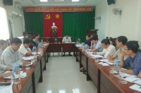 Ảnh: Họp triển khai nhiệm vụ năm 2021 của hệ thống Văn phòng Đăng ký đất đai