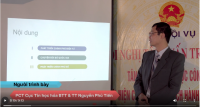 Sở Tài nguyên và Môi trường quán triệt tham gia bồi dưỡng kiến thức cải cách hành chính qua mạng của Bộ Nội vụ