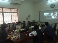 Sở Tài nguyên và Môi trường tổ chức họp trực tuyến - thẩm định hồ sơ cấp phép xả nước thải vào nguồn nước