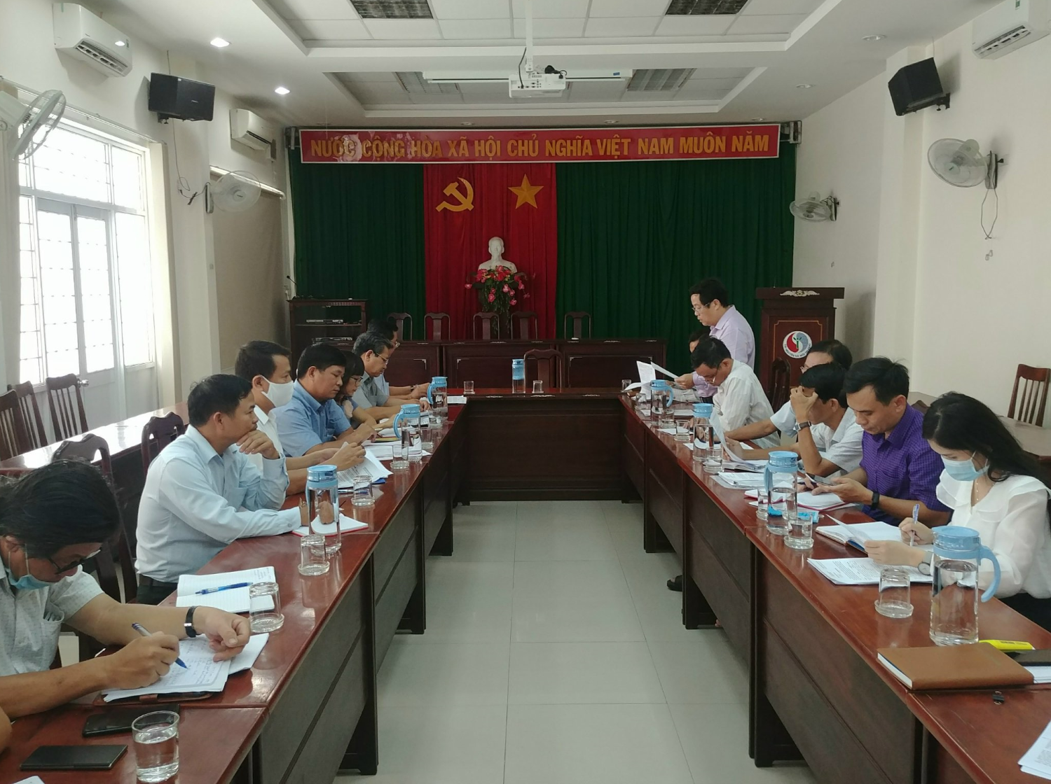 Ảnh: Toàn cảnh buổi công bố quyết định kiểm tra