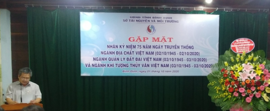 Hình-Sở TN&MT Bình Định tổ chức gặp mặt kỷ niệm 75 năm ngày truyển thống ngành KTTV