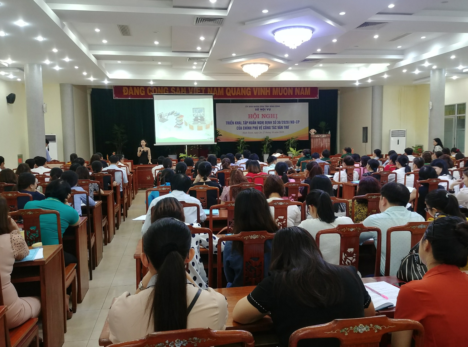 Ảnh: Toàn cảnh lớp tập huấn