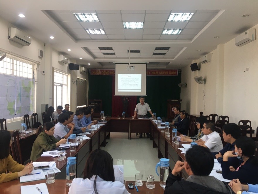 Ảnh-Đồng chí Huỳnh Quang Vinh – PGĐ Sở phát biểu chỉ đạo cuộc họp - P.H