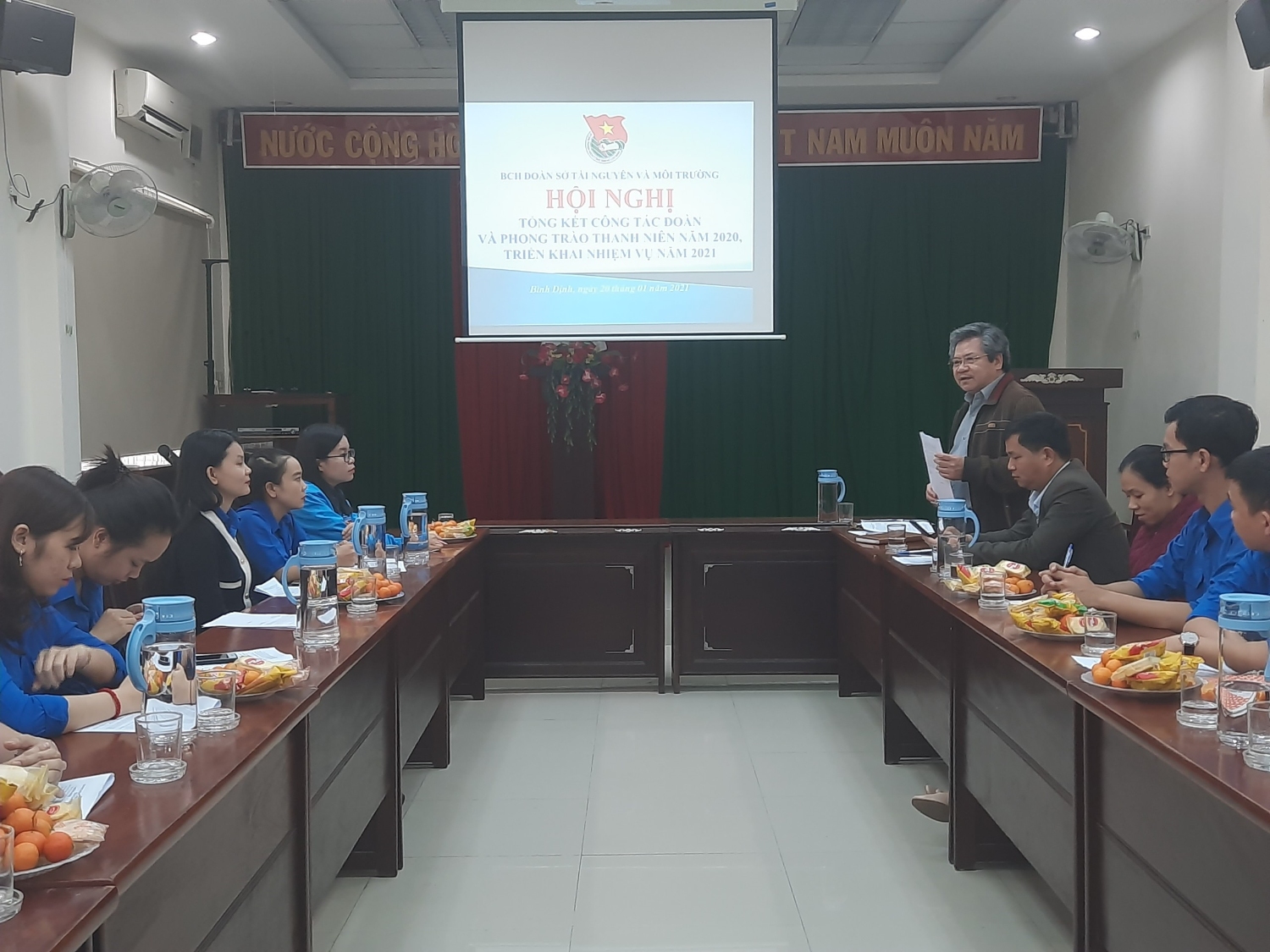 Đoàn Thanh niên Sở Tài nguyên và Môi trường tổ chức Hội nghị tổng kết công tác đoàn và phong trào thanh niên năm 2020, triển khai nhiệm vụ năm 2021