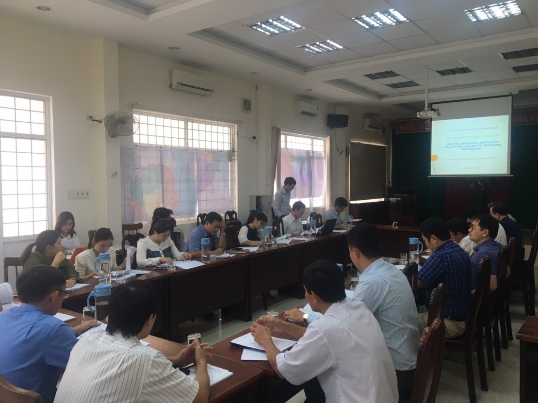 Ảnh – Sở Tài nguyên và Môi trường họp thẩm định dự án  “Lập danh mục nguồn nước phải lập hành lang bảo vệ trên địa bàn tỉnh”