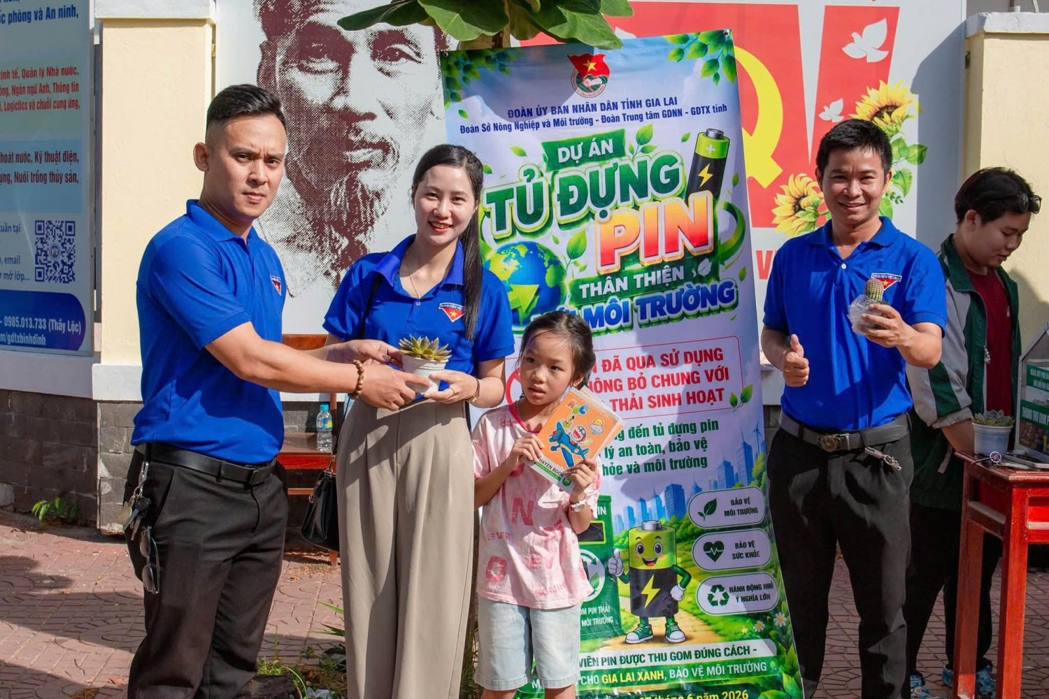 Dự án Tủ đựng pin thân thiện môi trường của Đoàn UBND tỉnh Gia Lai